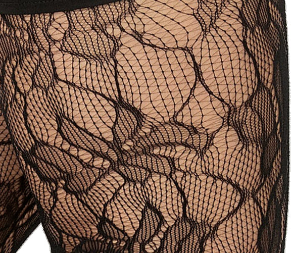 Plus Size Floral Lace Pantyhose 2x to 3x